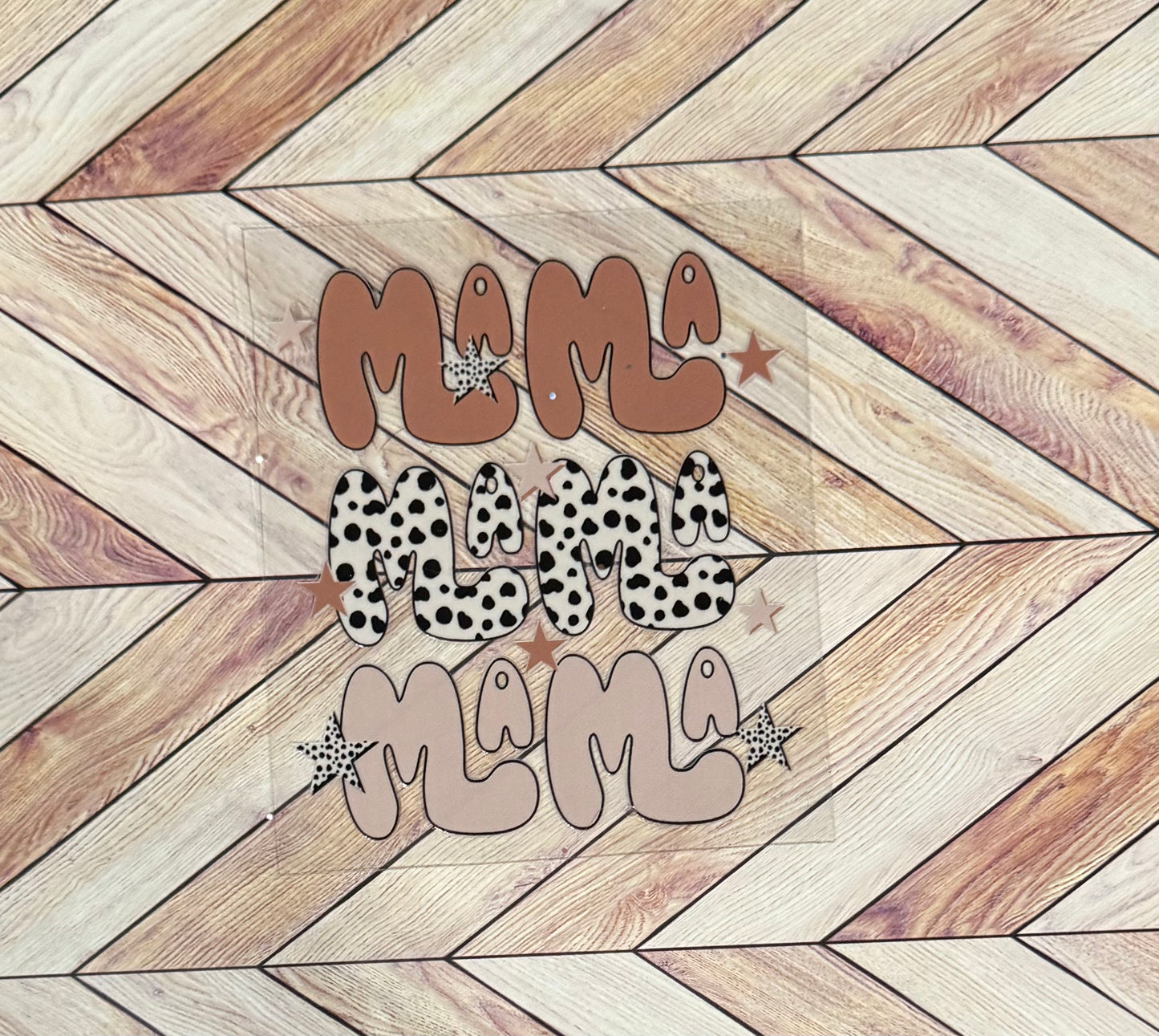 Neutral and leopard mama