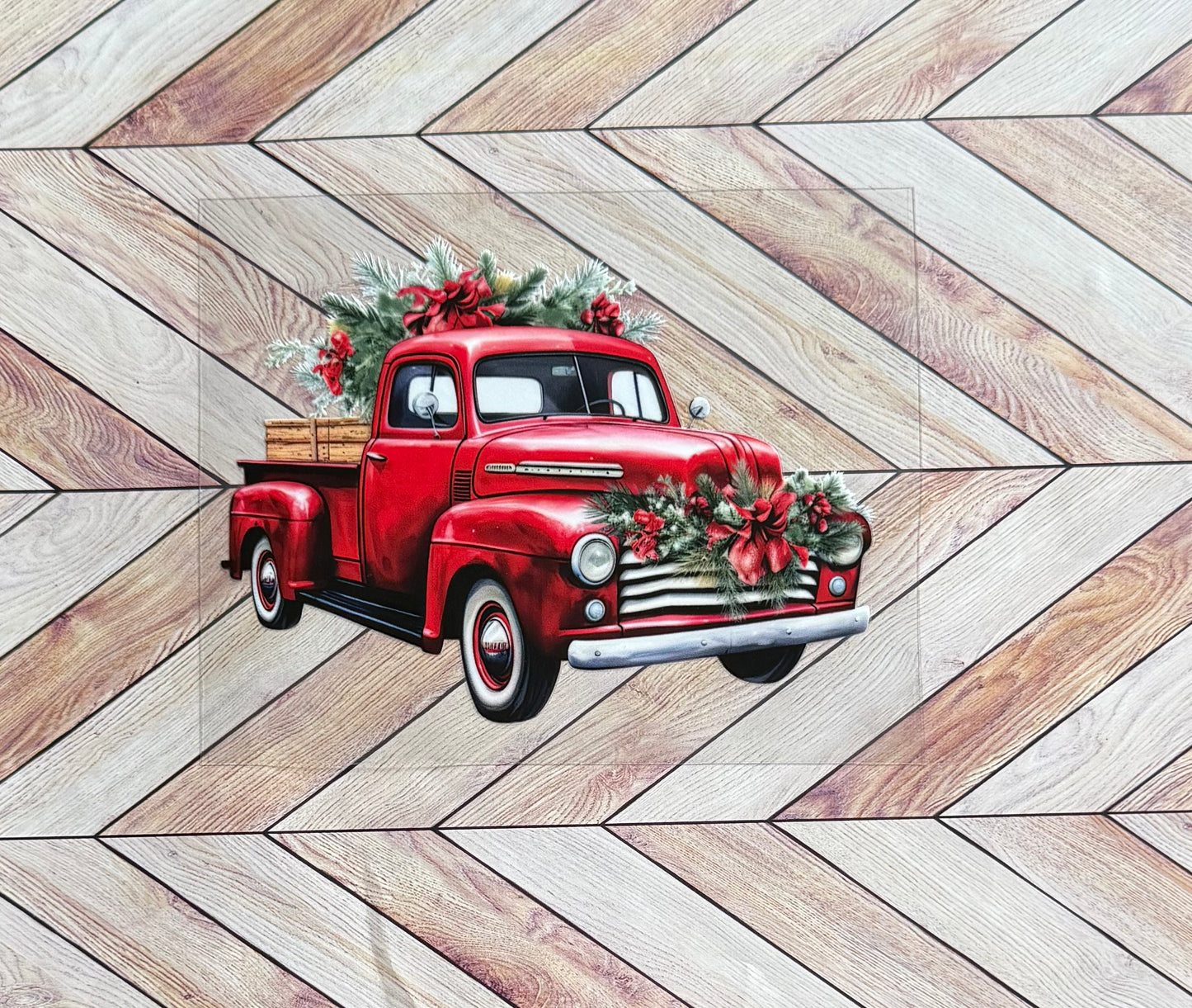 Classic red truck