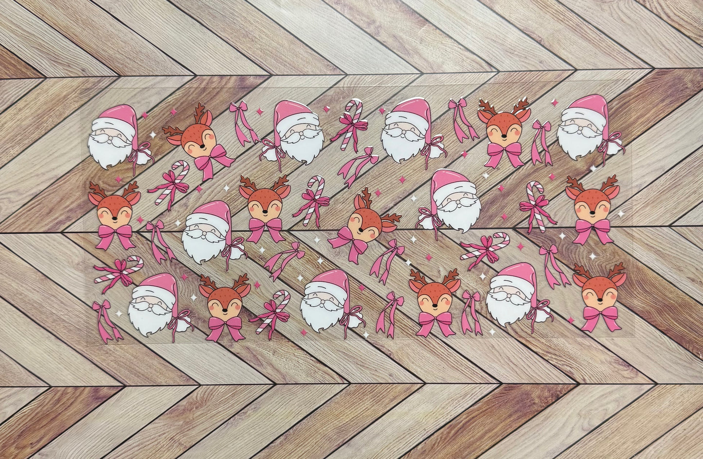 Santa and reindeer