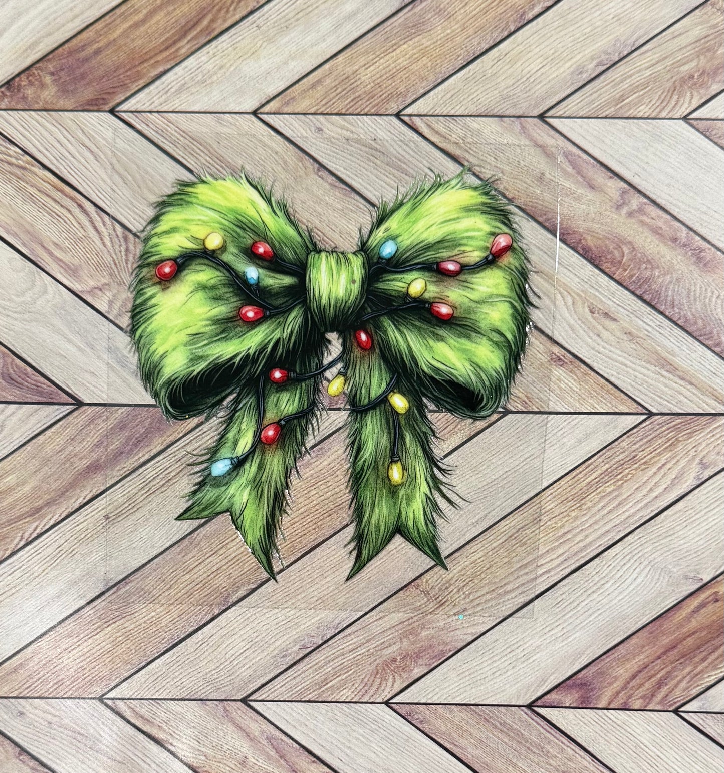 Grinch bow