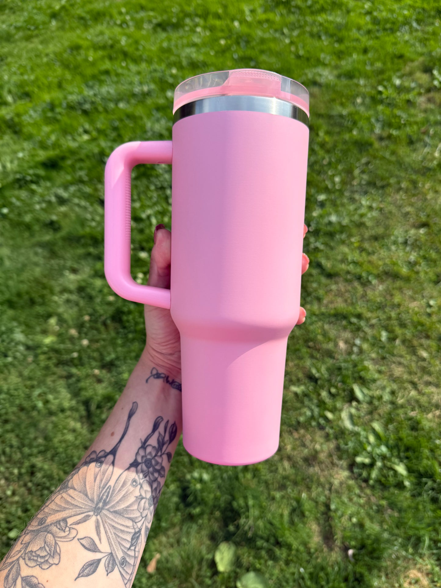 40oz flip top - chrome lip