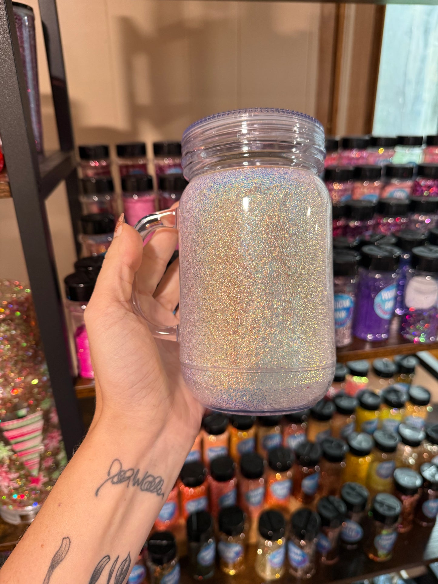 20oz mason dry globe white