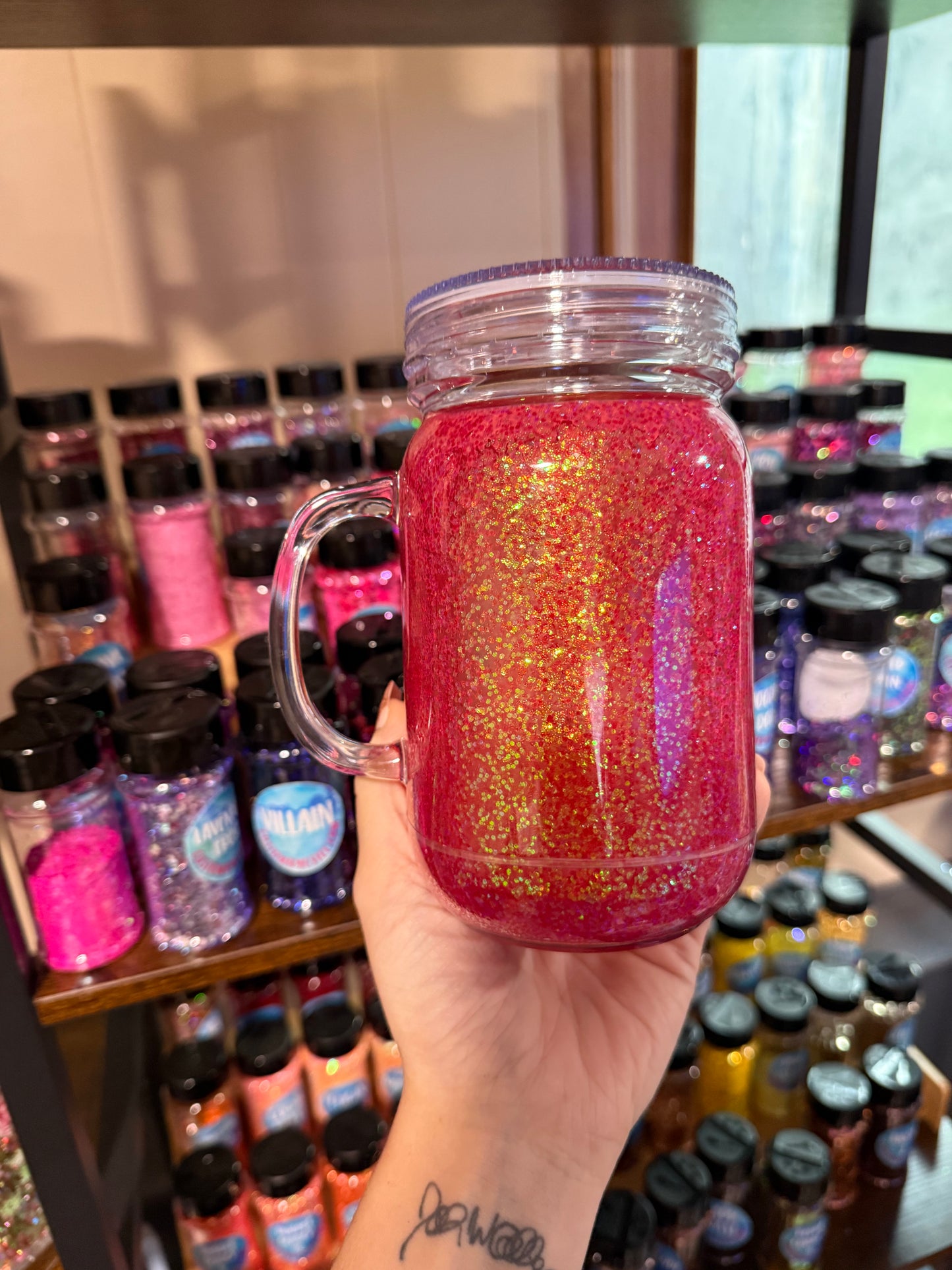 20oz mason dry globe pink