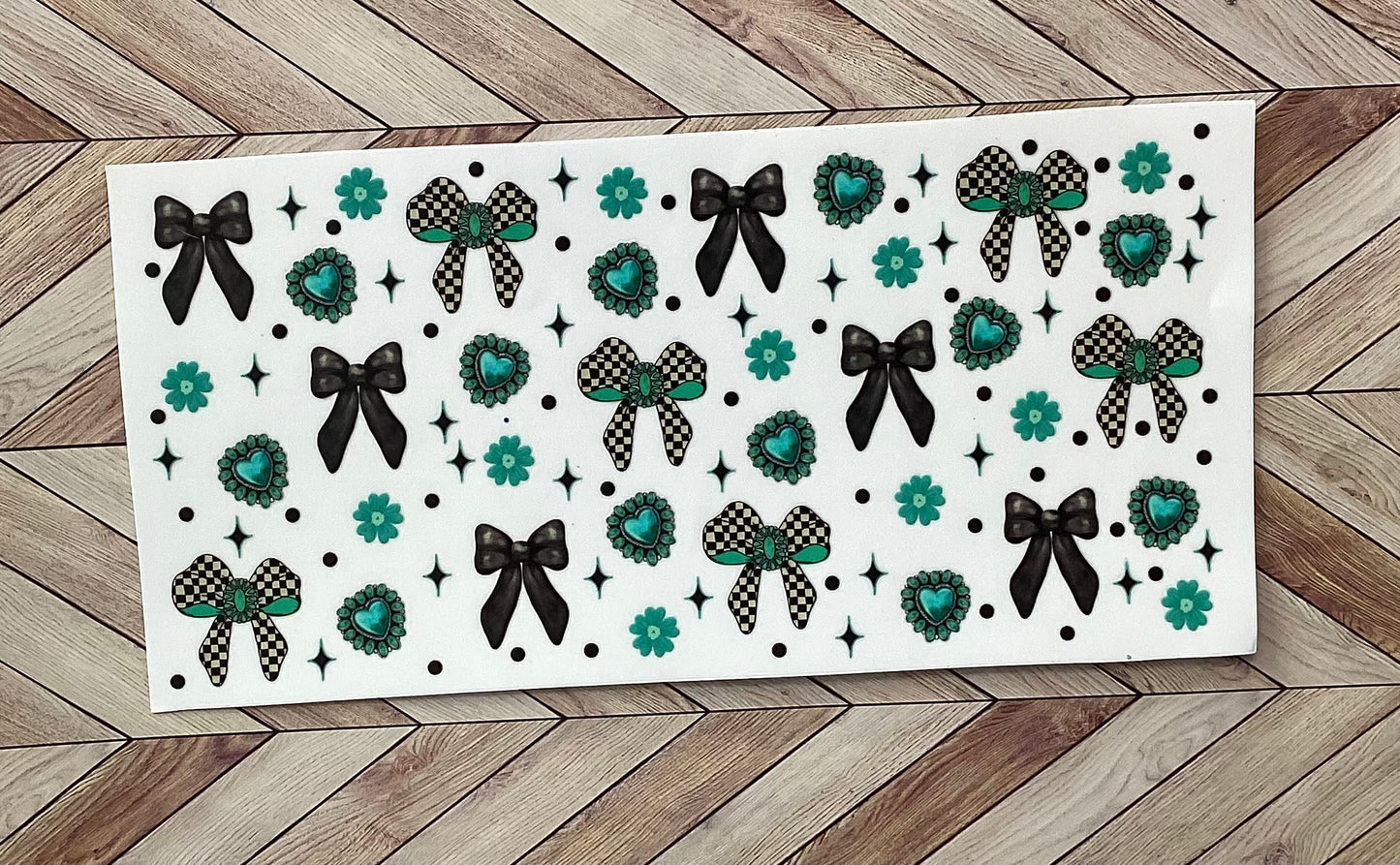Turquoise bows