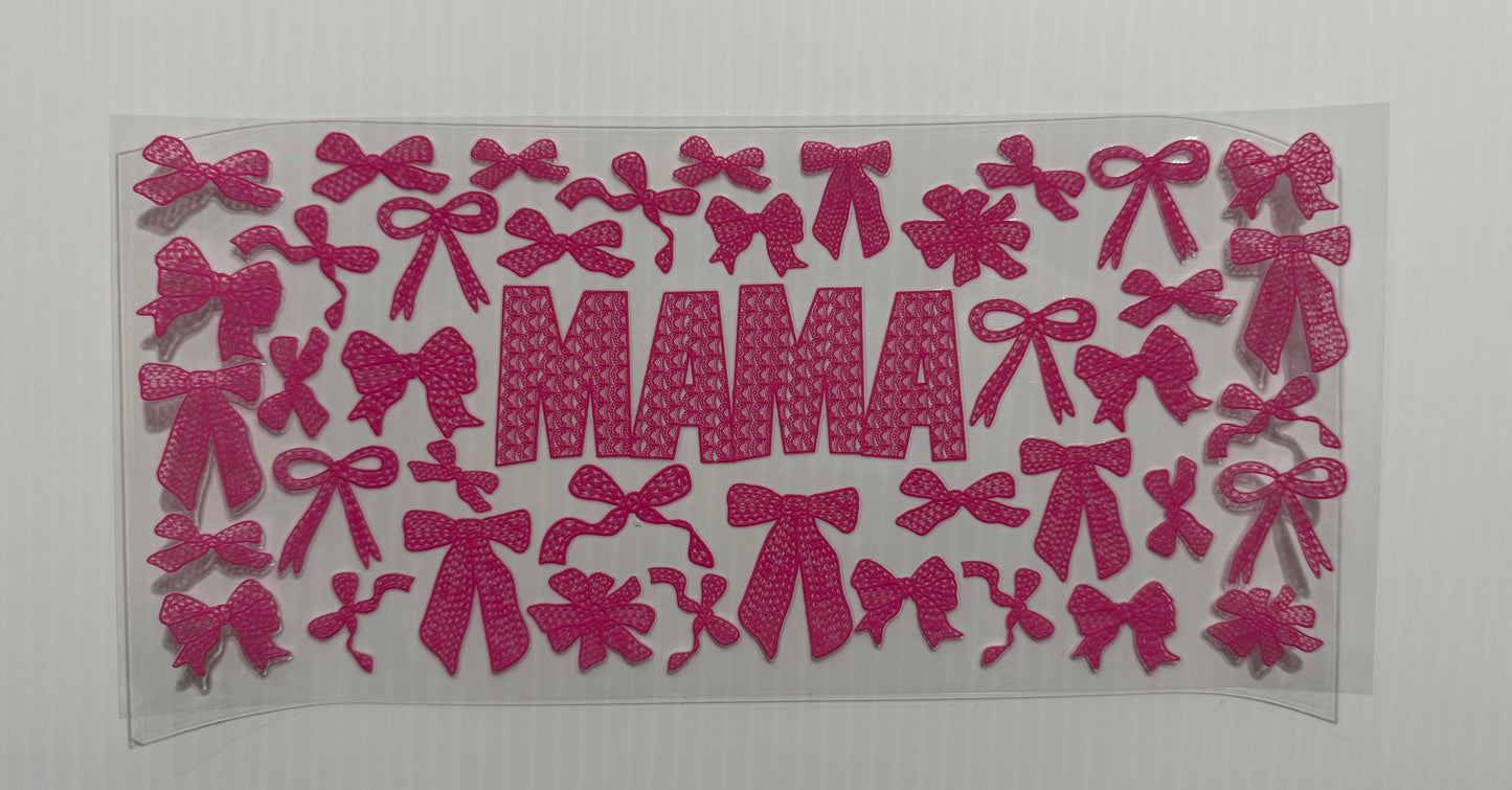 Pink mama bows