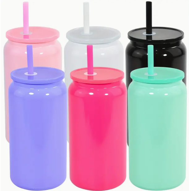 16oz stainless steel soda can