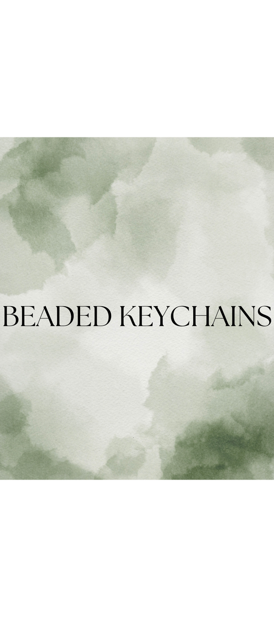 Beaded keychains