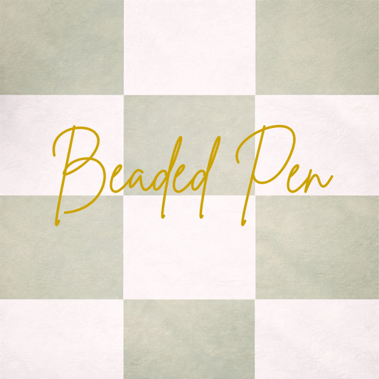 Beaded pen