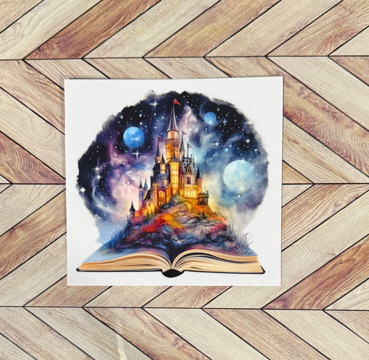 Castle and book
