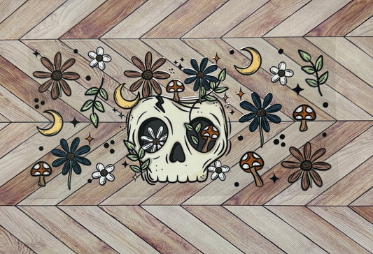 Floral skull