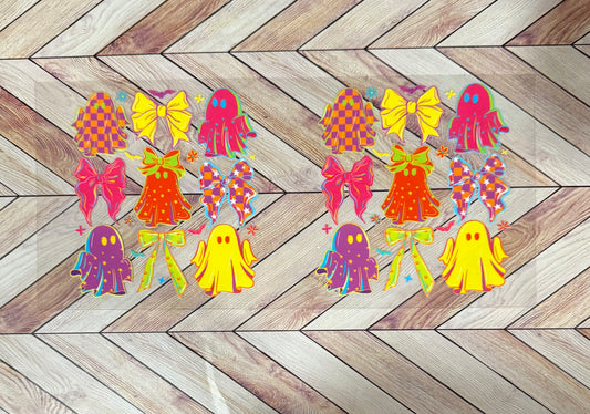 Neon ghost collage
