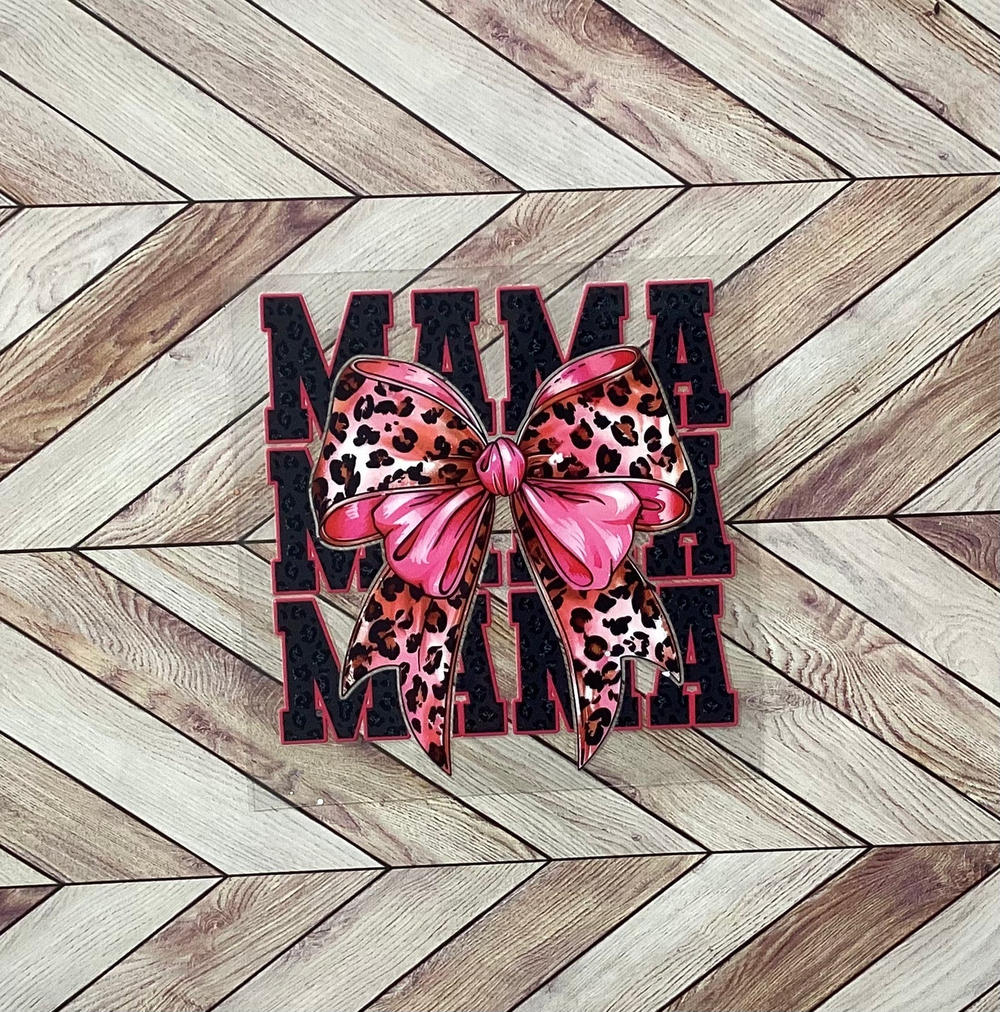 Leopard bow mama