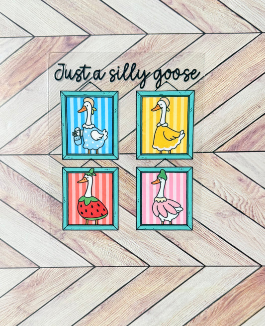 Silly goose stamps