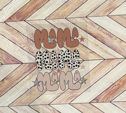 Neutral and leopard mama
