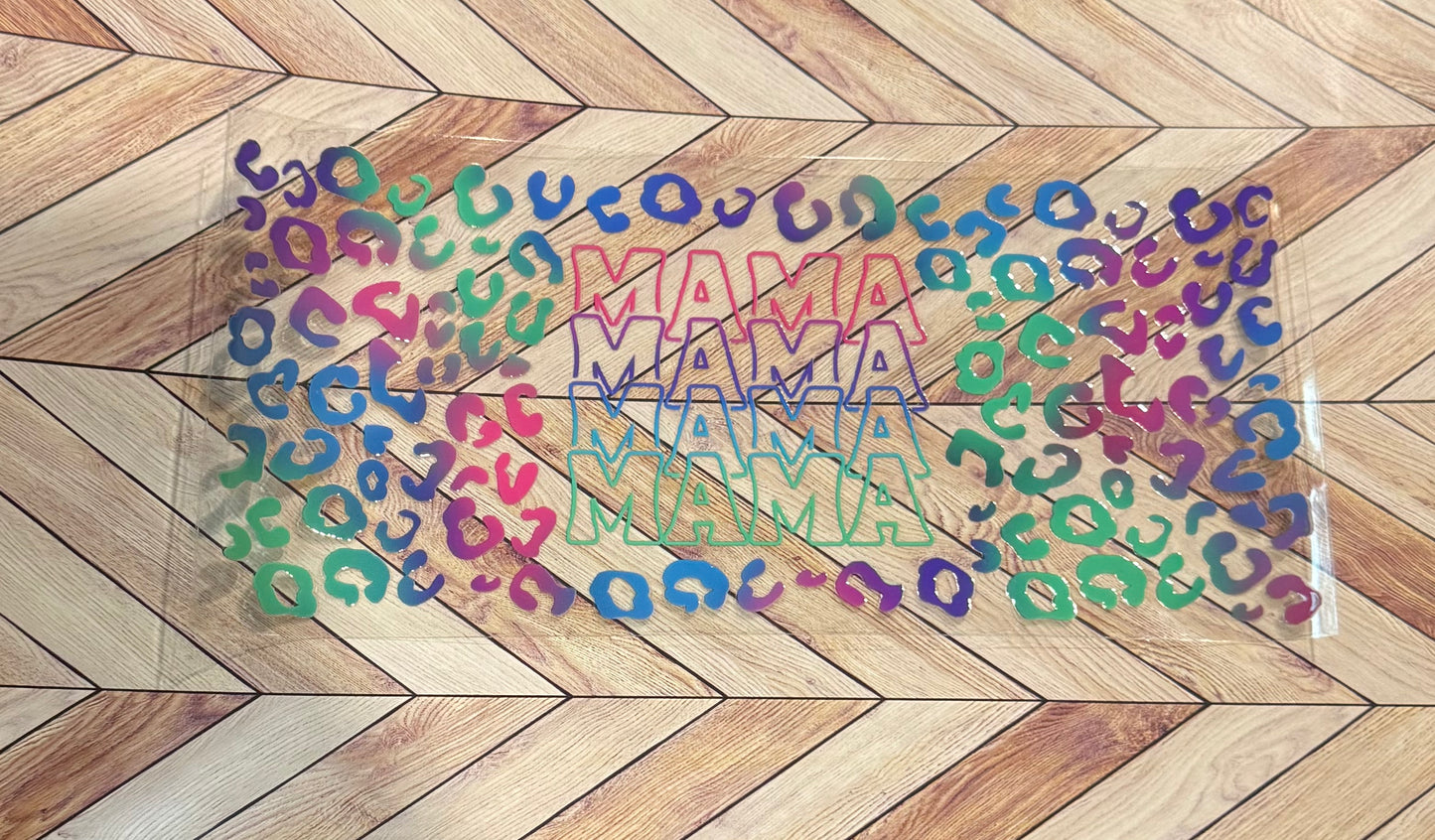 Mama ombré leopard