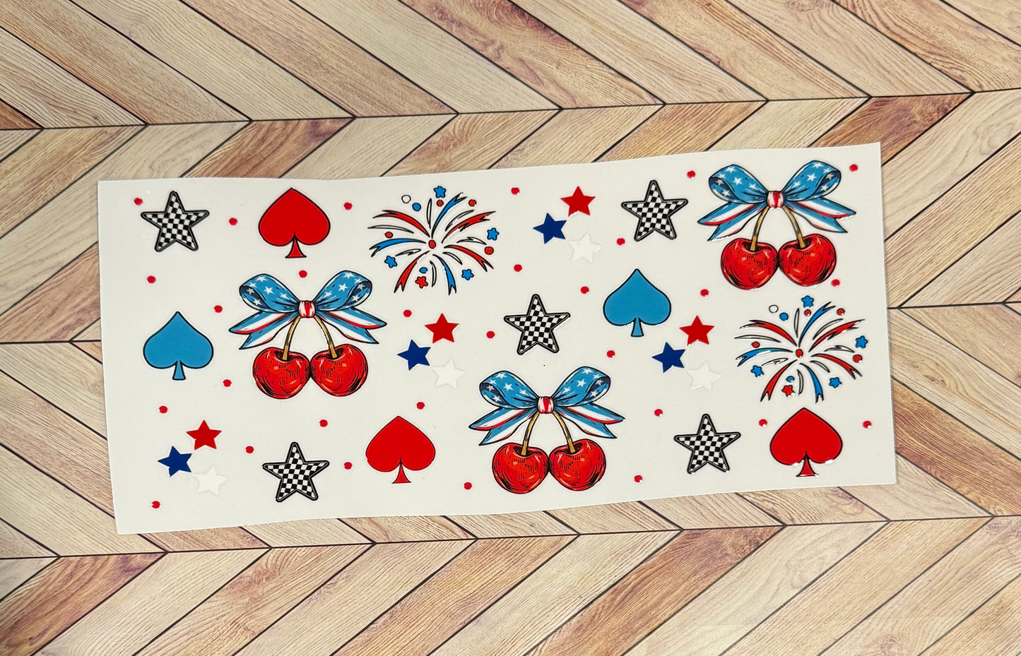 Patriotic cherries