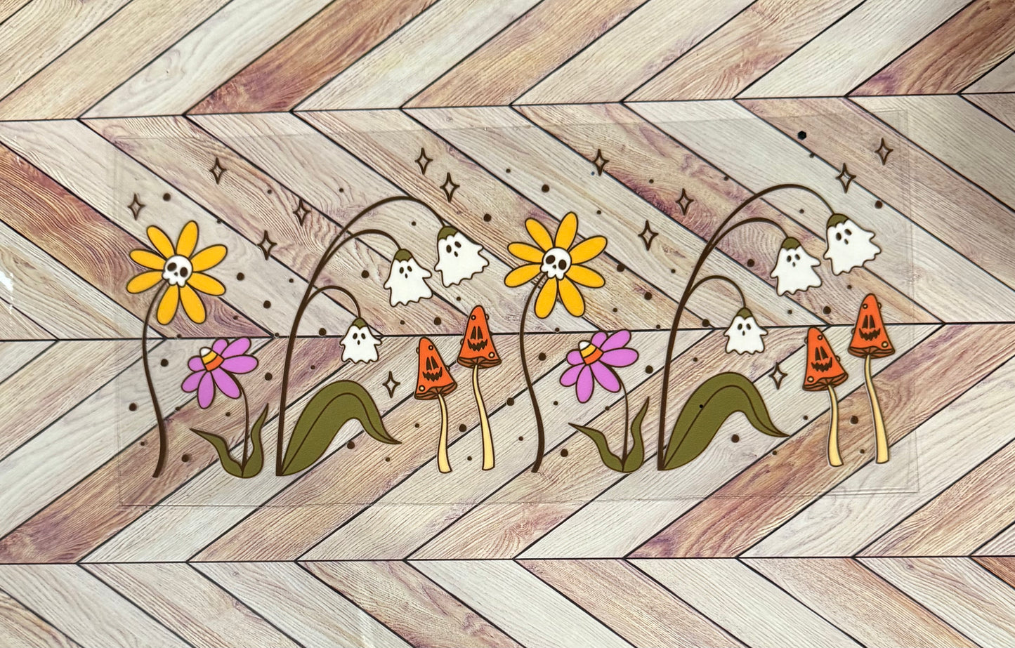 Ghost mushie and flowers