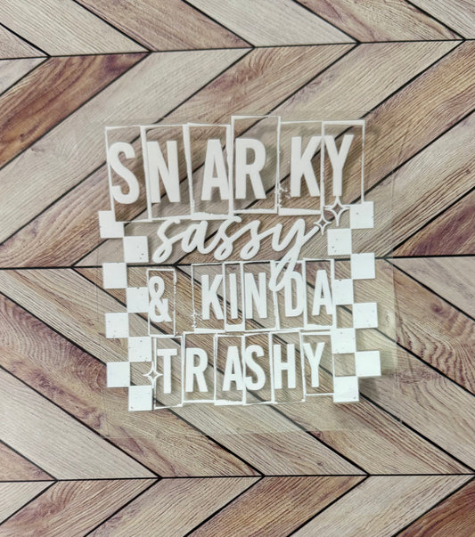 Snarky, sassy