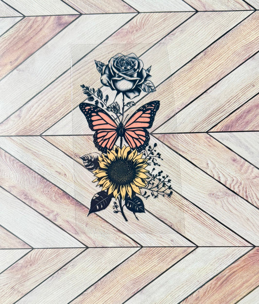 Monarch and sunflower