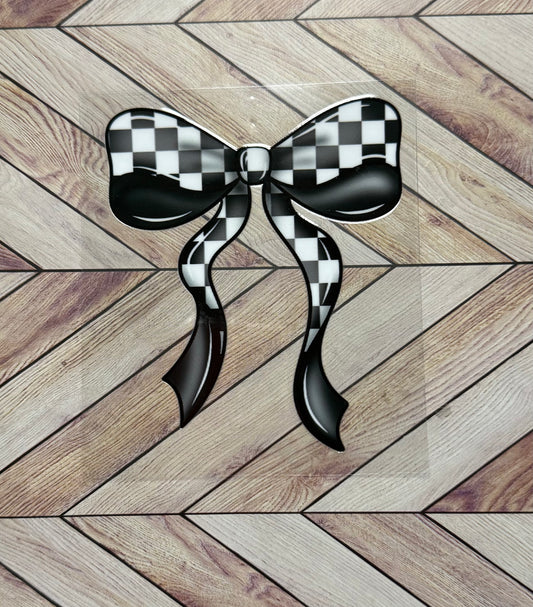 Checkered bow