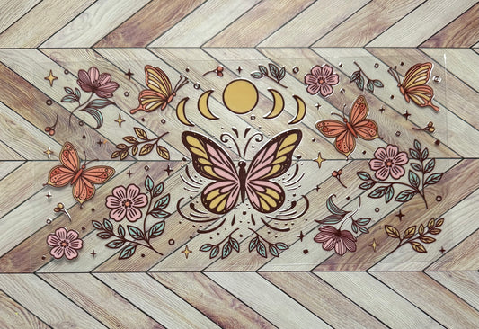 Butterflies and floral