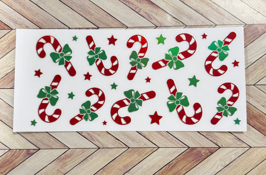 Holographic candy canes