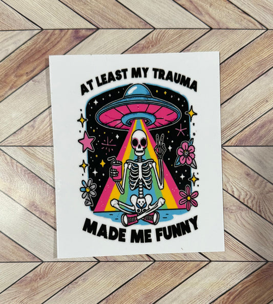Trauma made me funny