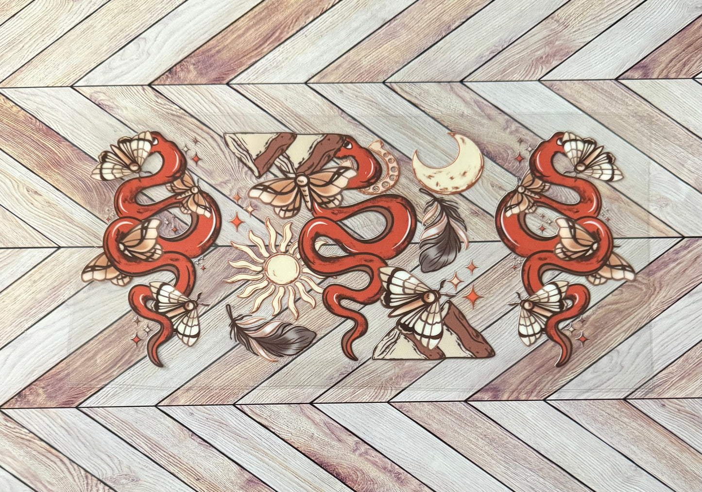 Orange snakes