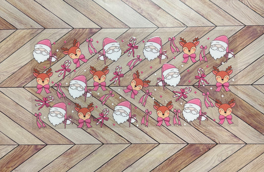 Santa and reindeer
