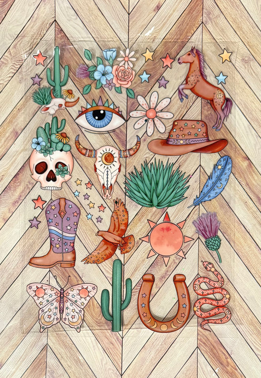 Element sheet - western vibes