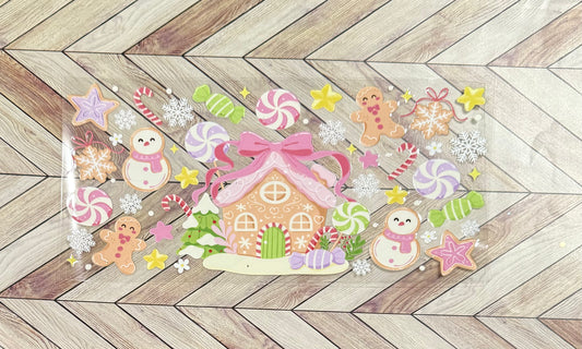 Pink gingerbread