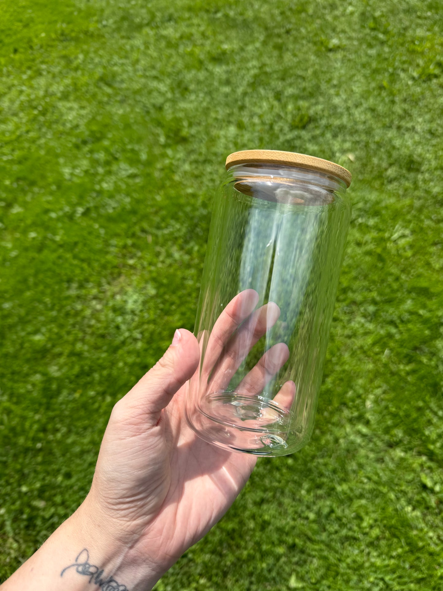 16oz glass