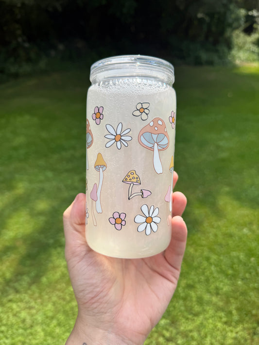 Retro mushies 16oz acrylic