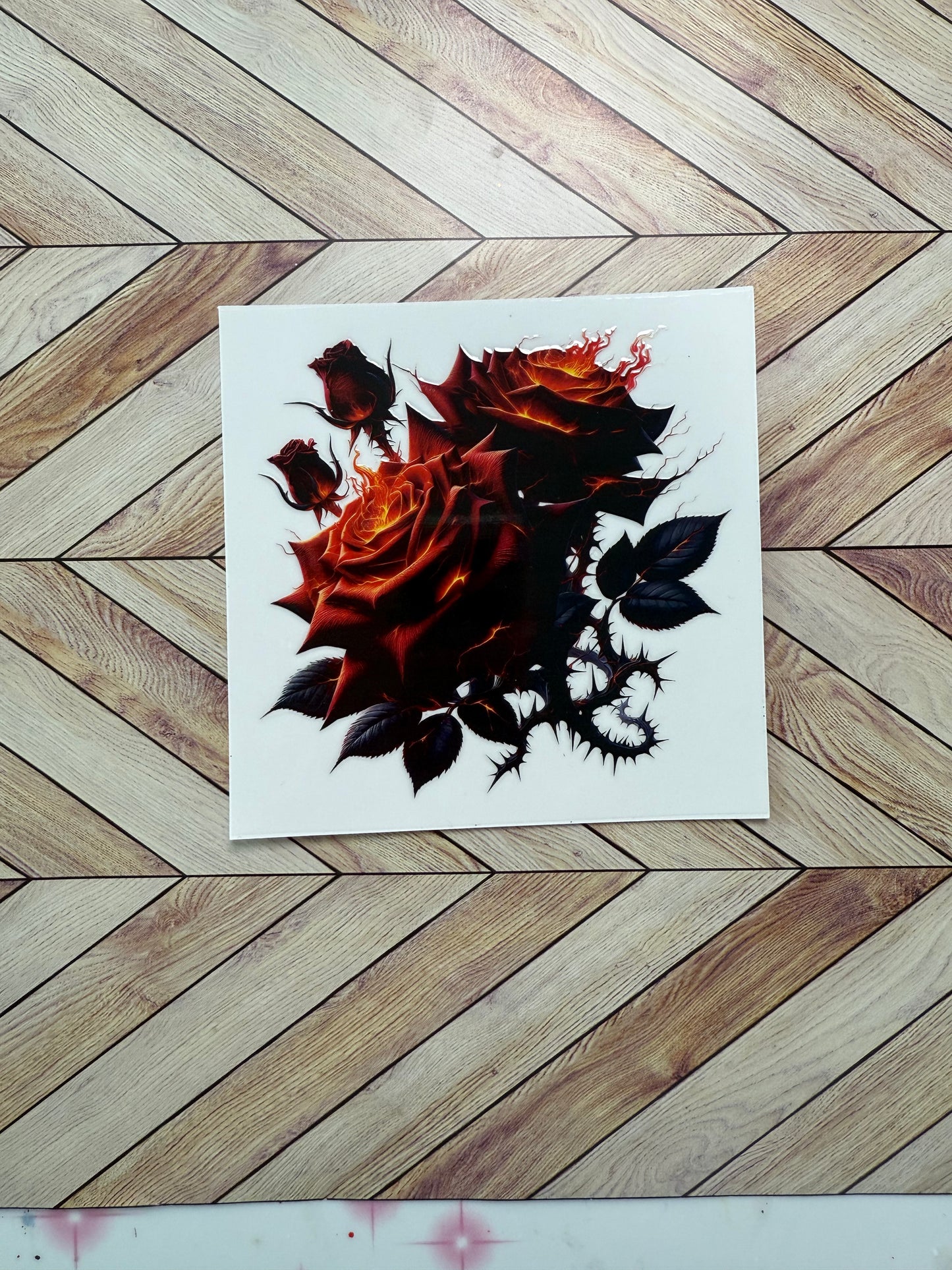 Rose and thorns