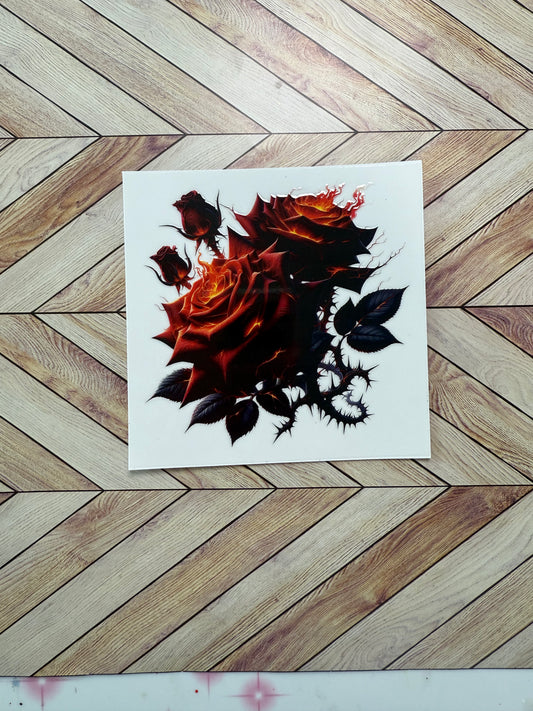 Rose and thorns