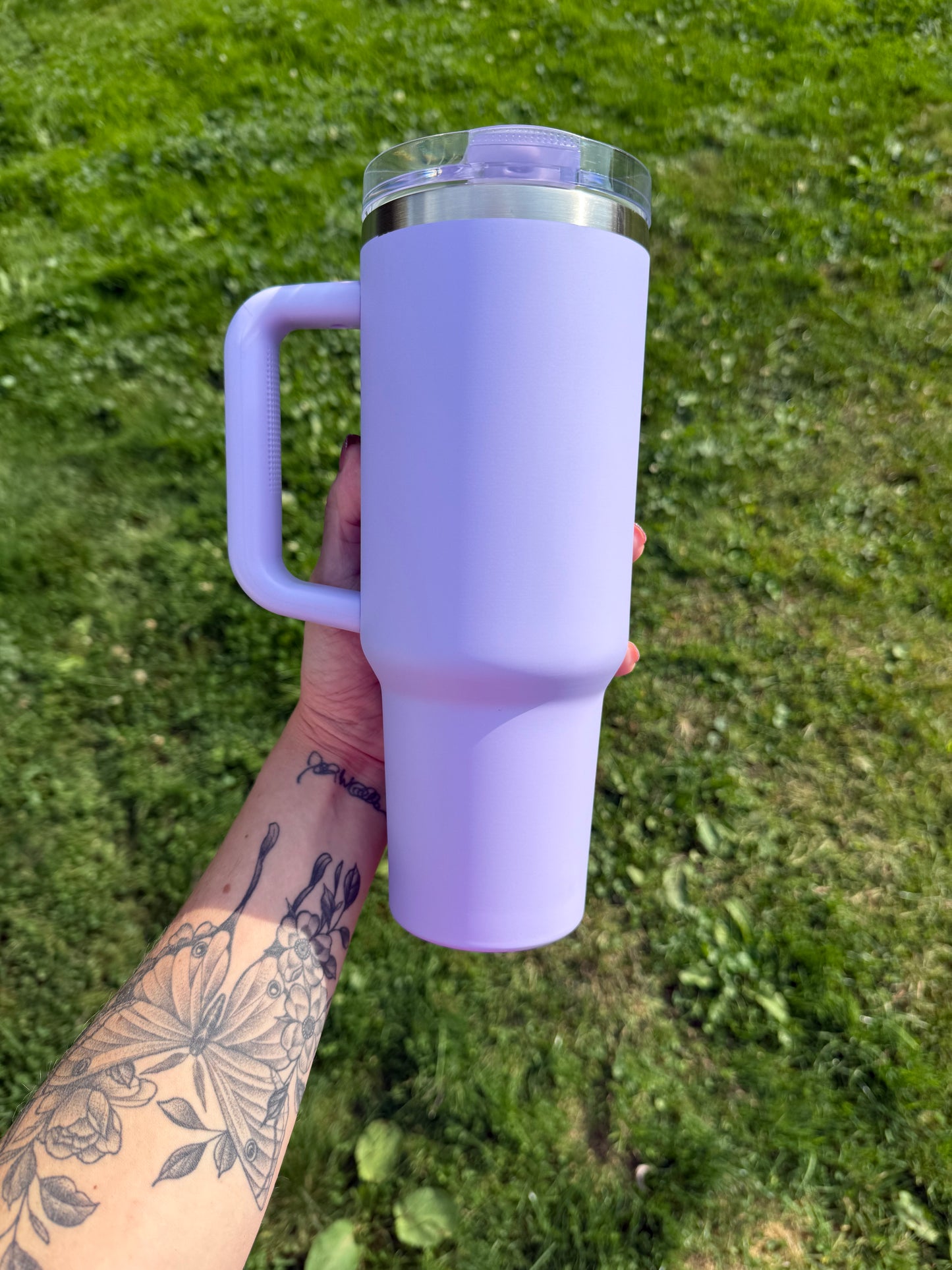 40oz flip top - chrome lip