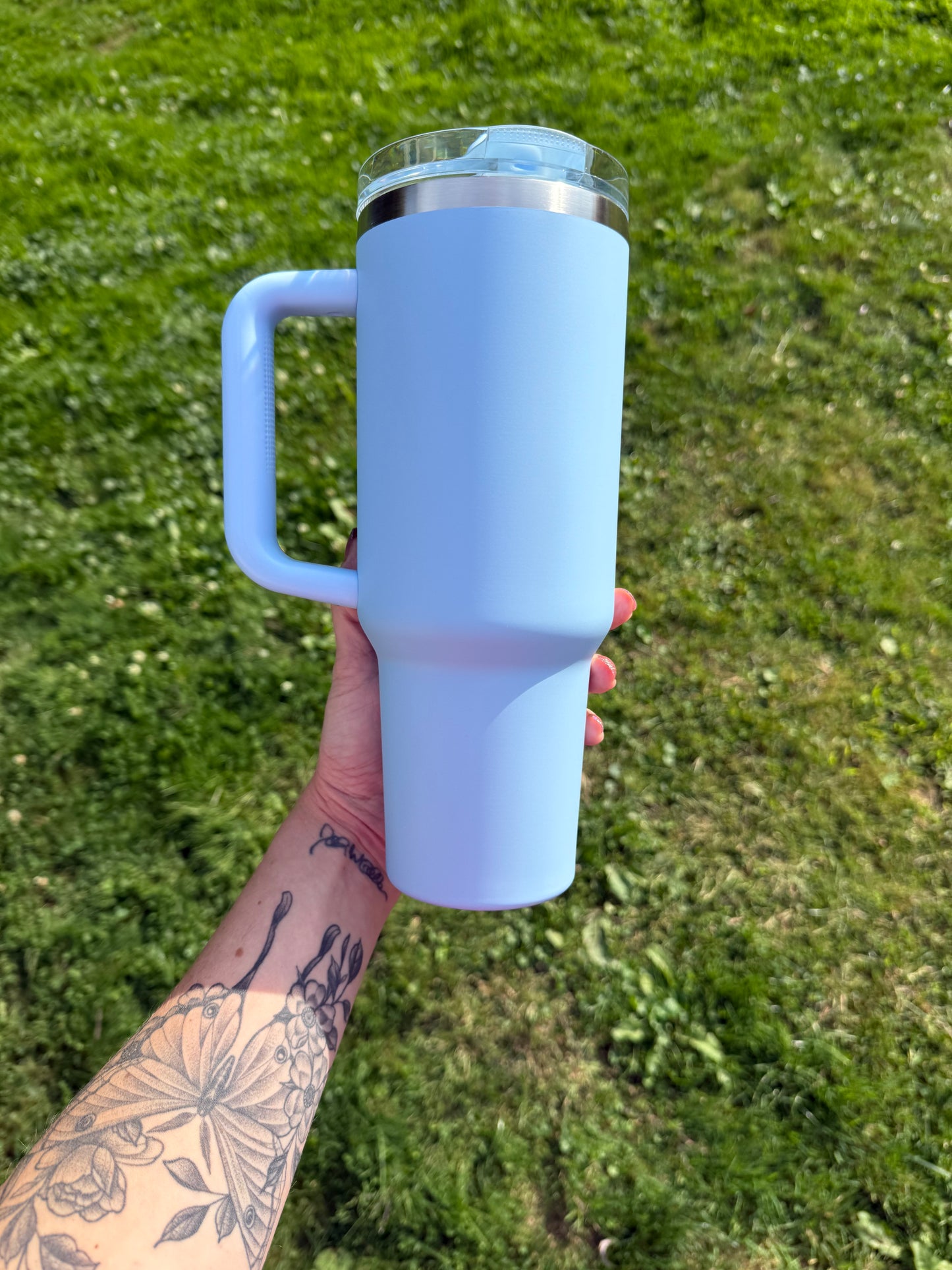 40oz flip top - chrome lip