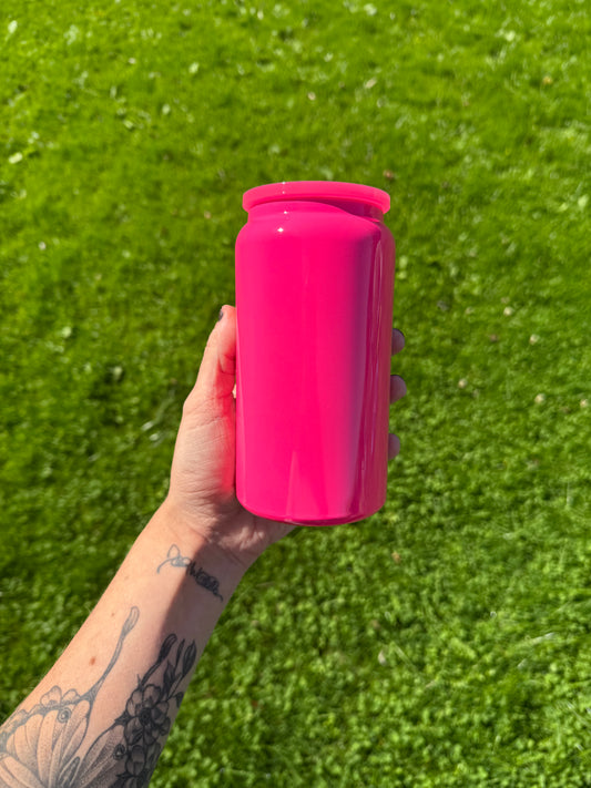 16oz stainless steel soda can