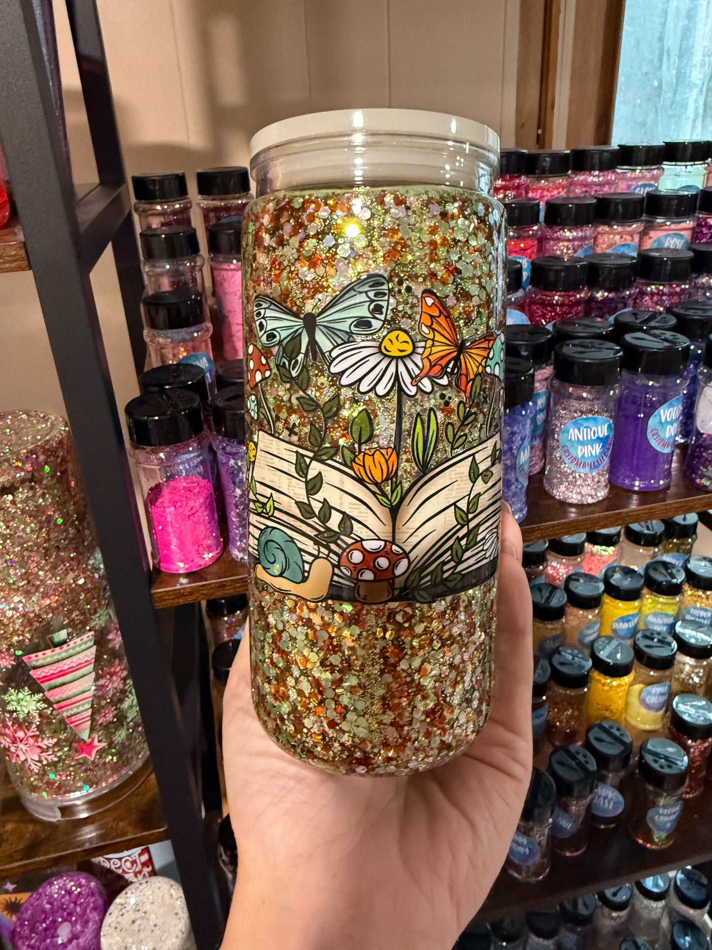 20oz acrylic bookish