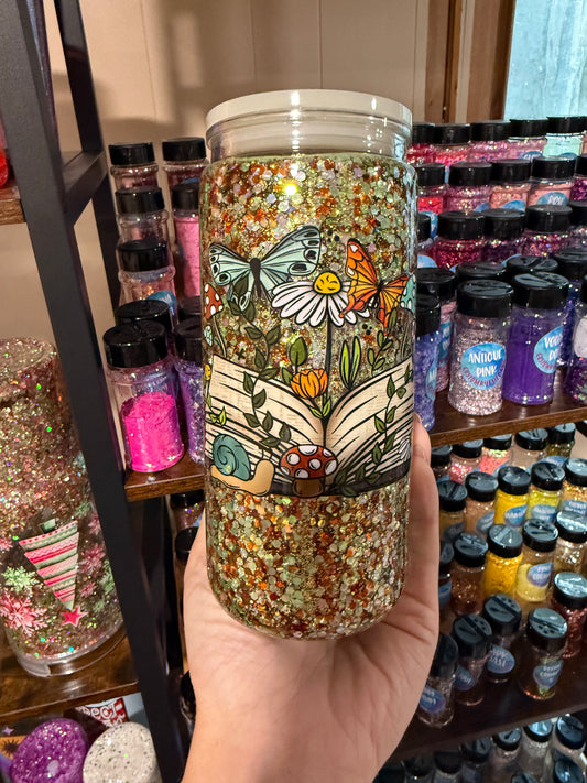 20oz acrylic bookish