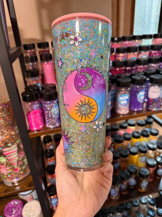 24oz acrylic colored lid