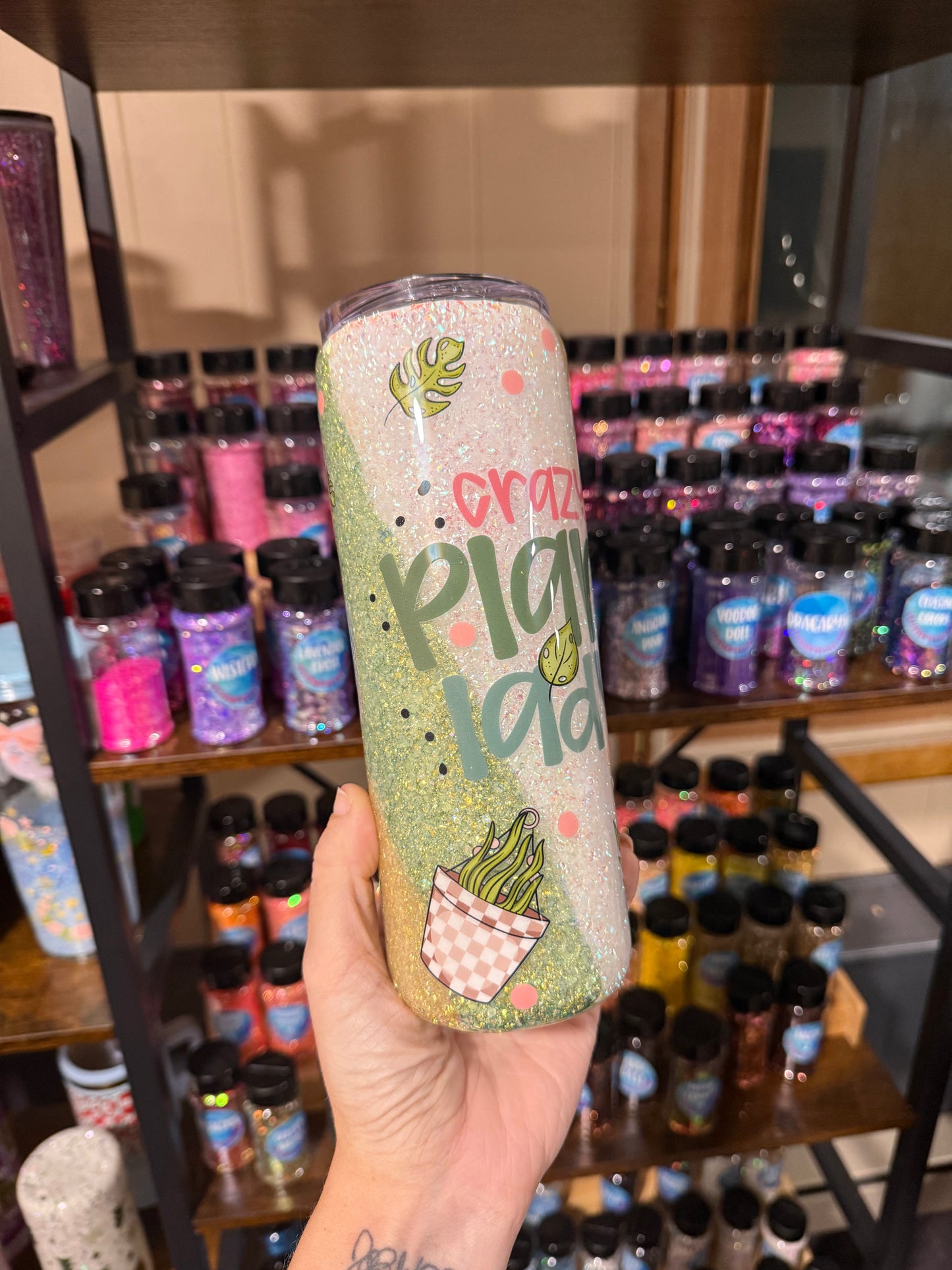 20oz crazy plant lady