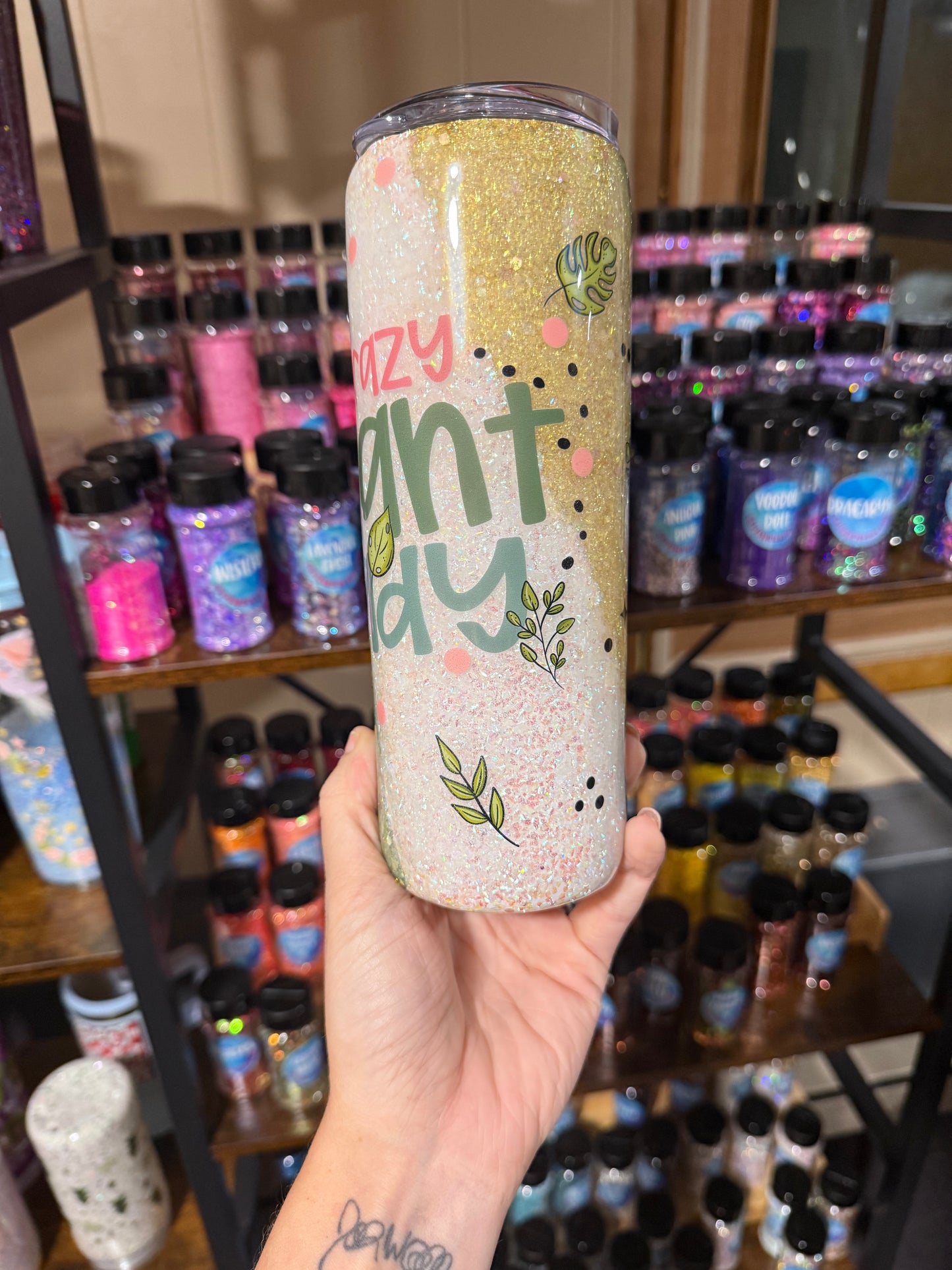 20oz crazy plant lady