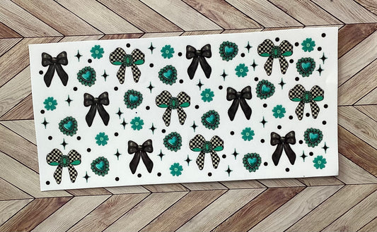 Turquoise bows
