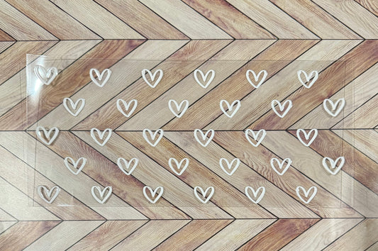 White hearts