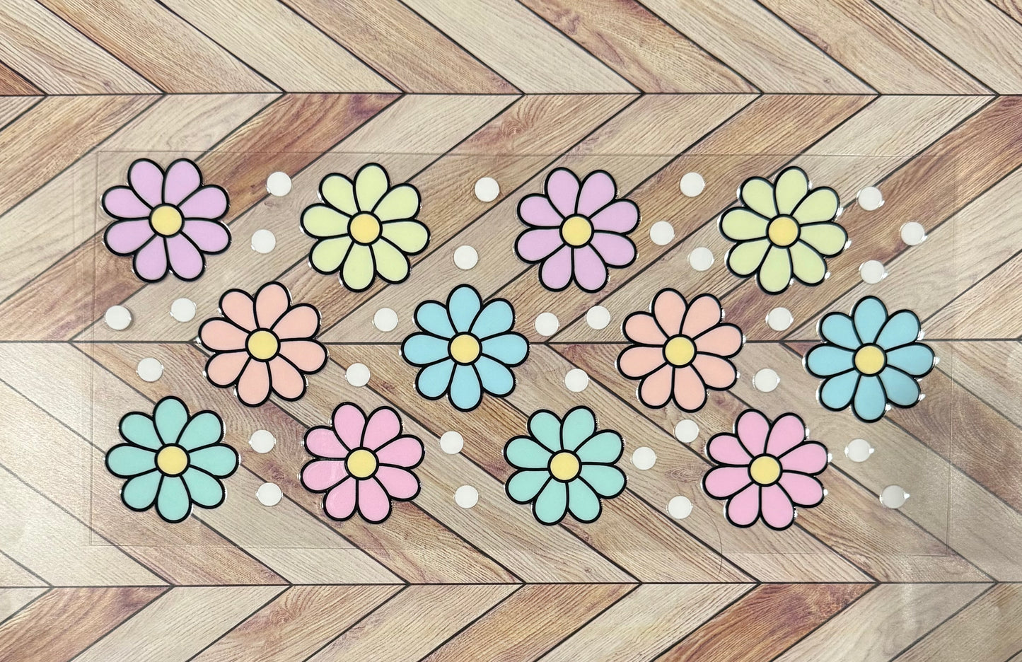 Colorful daisies