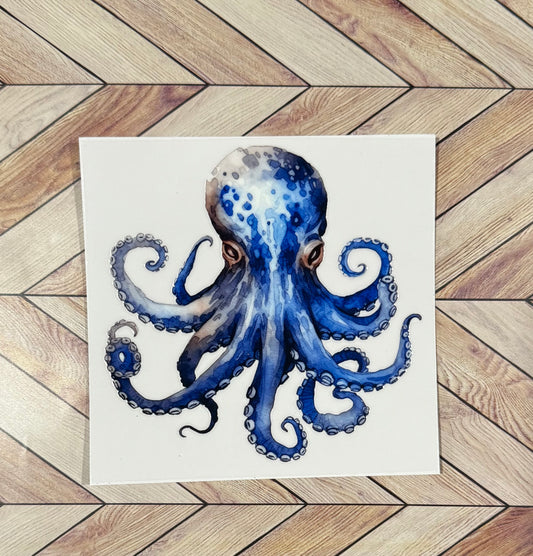 Blue octopus