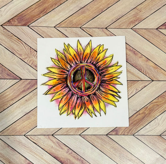 Peace sign daisy