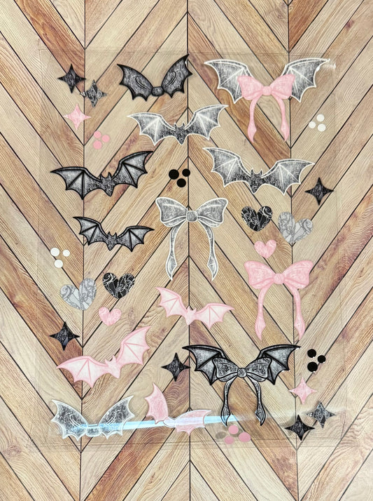 Element sheet - girly bats