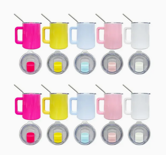 10oz stainless steel coffee mug
